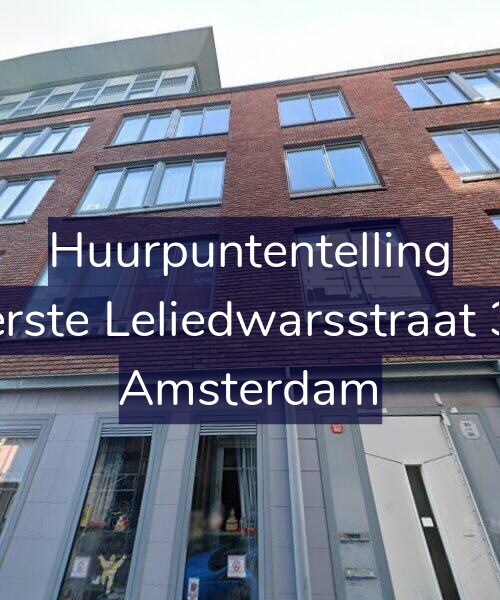 Foto gevel Huurpuntentelling voor Eerste Leliedwarsstraat 32, Amsterdam