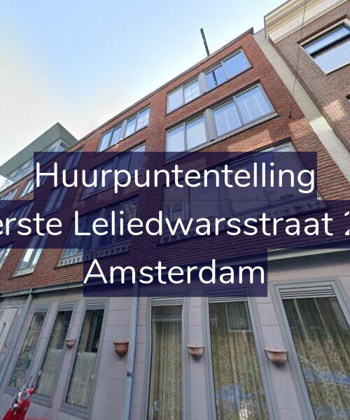 Foto gevel Huurpuntentelling voor Eerste Leliedwarsstraat 22, Amsterdam