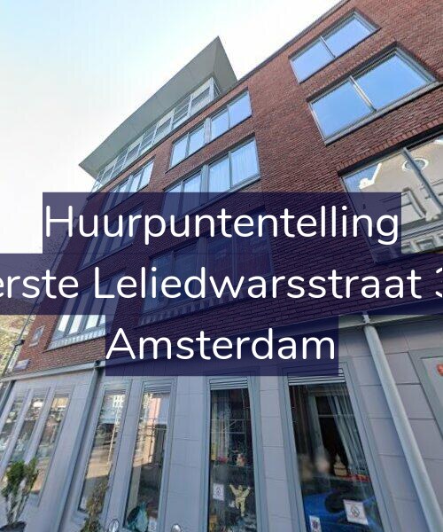 Foto gevel Huurpuntentelling voor Eerste Leliedwarsstraat 36, Amsterdam