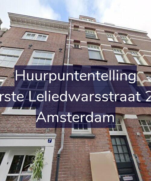 Foto gevel Huurpuntentelling voor Eerste Leliedwarsstraat 2-4, Amsterdam