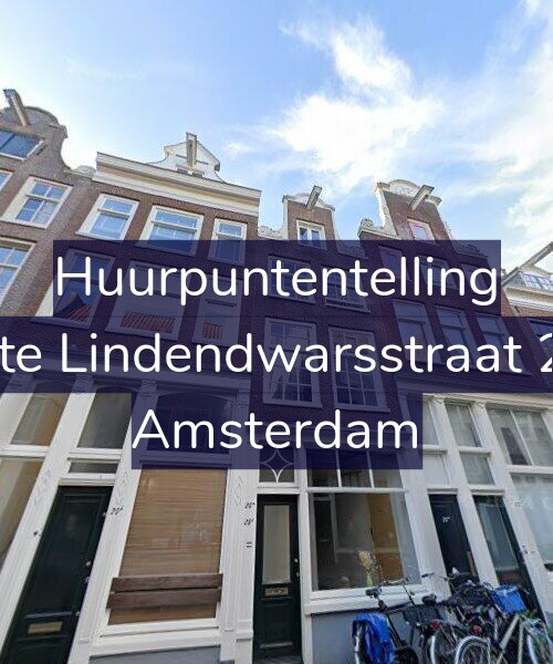 Foto gevel Huurpuntentelling voor Eerste Lindendwarsstraat 24-C, Amsterdam