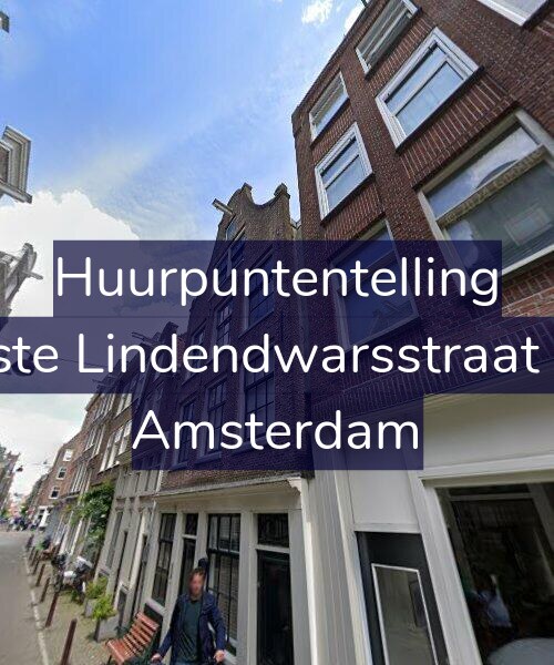 Foto gevel Huurpuntentelling voor Eerste Lindendwarsstraat 9-B, Amsterdam