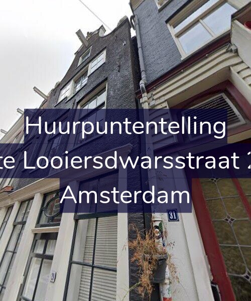 Foto gevel Huurpuntentelling voor Eerste Looiersdwarsstraat 29-H, Amsterdam