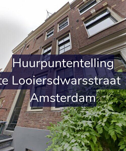 Foto gevel Huurpuntentelling voor Eerste Looiersdwarsstraat 11-C, Amsterdam