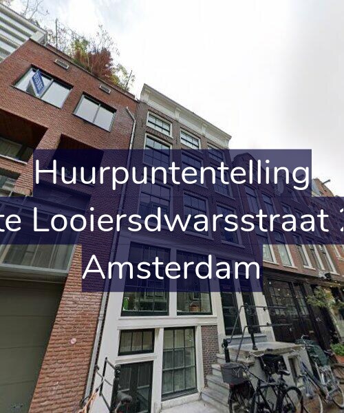 Foto gevel Huurpuntentelling voor Eerste Looiersdwarsstraat 20-A, Amsterdam