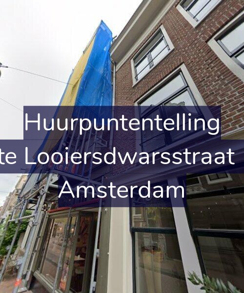 Foto gevel Huurpuntentelling voor Eerste Looiersdwarsstraat 15-1, Amsterdam