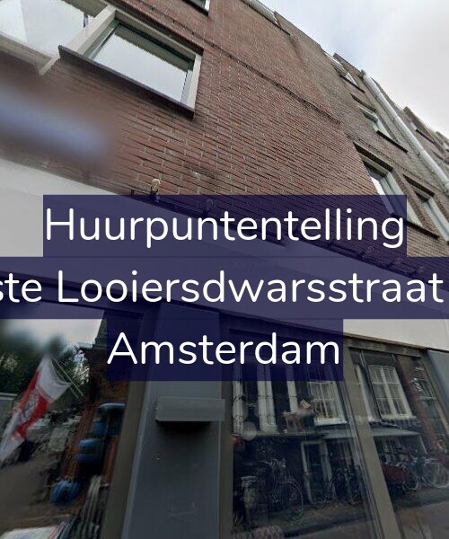 Foto gevel Huurpuntentelling voor Eerste Looiersdwarsstraat 3-C, Amsterdam