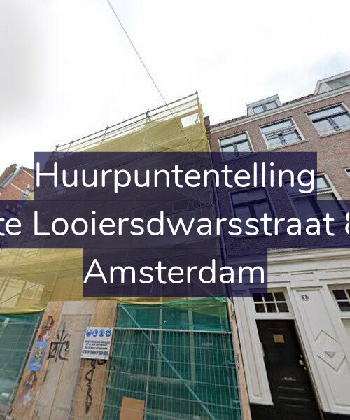 Foto gevel Huurpuntentelling voor Eerste Looiersdwarsstraat 8-A1, Amsterdam