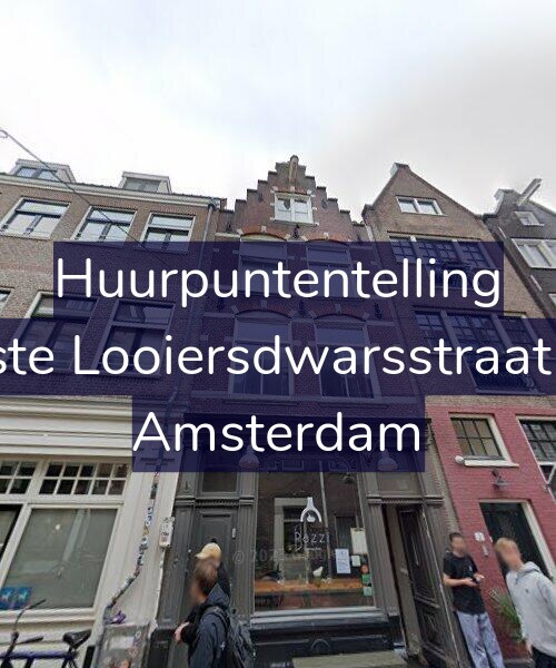 Foto gevel Huurpuntentelling voor Eerste Looiersdwarsstraat 4-1, Amsterdam