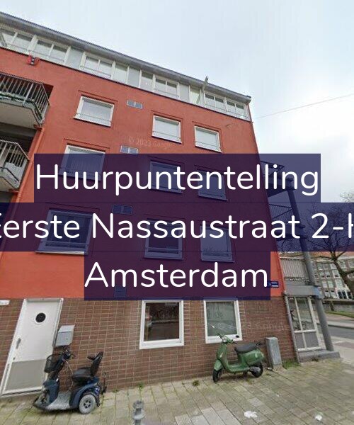 Foto gevel Huurpuntentelling voor Eerste Nassaustraat 2-H, Amsterdam