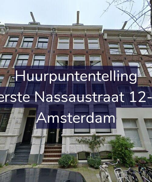 Foto gevel Huurpuntentelling voor Eerste Nassaustraat 12-H, Amsterdam