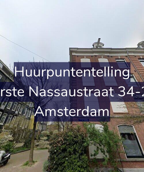 Foto gevel Huurpuntentelling voor Eerste Nassaustraat 34-2A, Amsterdam