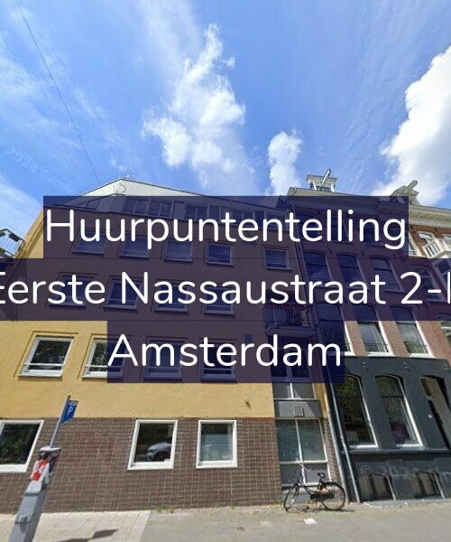 Foto gevel Huurpuntentelling voor Eerste Nassaustraat 2-E, Amsterdam