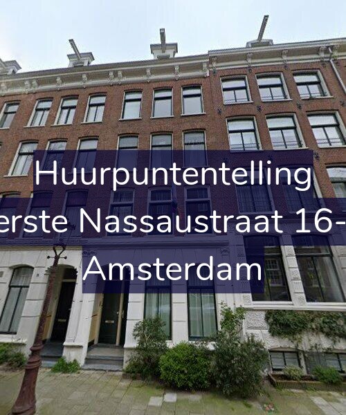 Foto gevel Huurpuntentelling voor Eerste Nassaustraat 16-H, Amsterdam