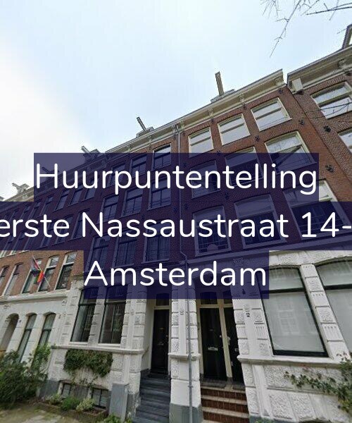 Foto gevel Huurpuntentelling voor Eerste Nassaustraat 14-A, Amsterdam
