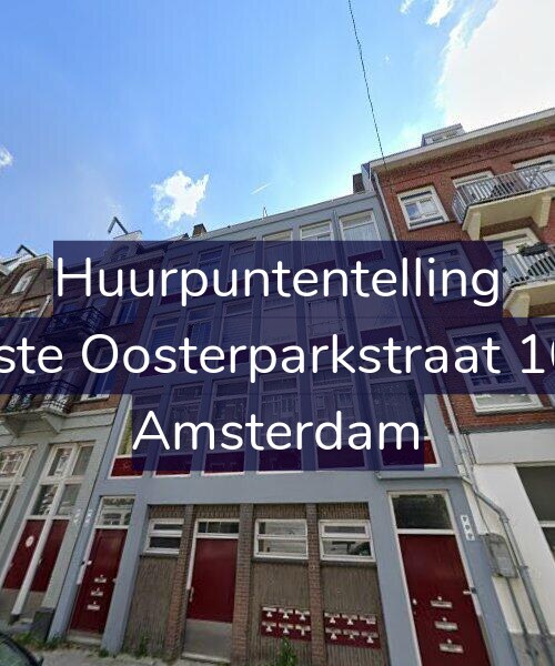 Foto gevel Huurpuntentelling voor Eerste Oosterparkstraat 10-A, Amsterdam
