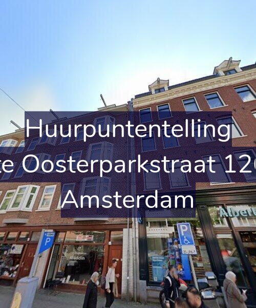 Foto gevel Huurpuntentelling voor Eerste Oosterparkstraat 126-A2, Amsterdam