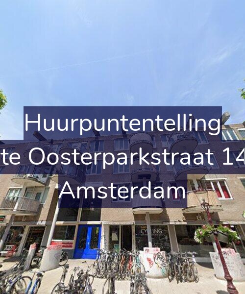 Foto gevel Huurpuntentelling voor Eerste Oosterparkstraat 141-D, Amsterdam
