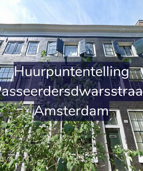 Foto gevel Huurpuntentelling voor Eerste Passeerdersdwarsstraat 126-H, Amsterdam