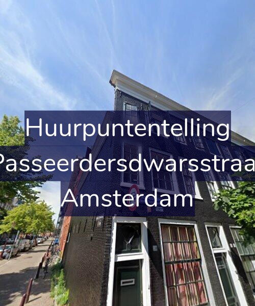 Foto gevel Huurpuntentelling voor Eerste Passeerdersdwarsstraat 130-1, Amsterdam