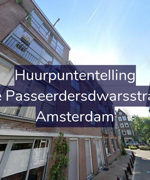 Foto gevel Huurpuntentelling voor Eerste Passeerdersdwarsstraat 69, Amsterdam