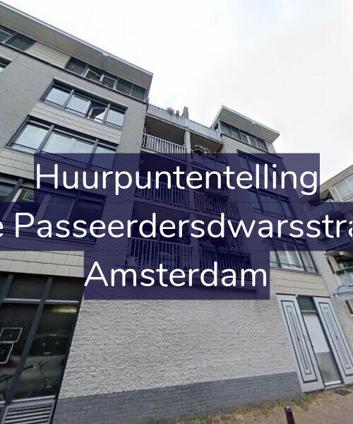 Foto gevel Huurpuntentelling voor Eerste Passeerdersdwarsstraat 48, Amsterdam