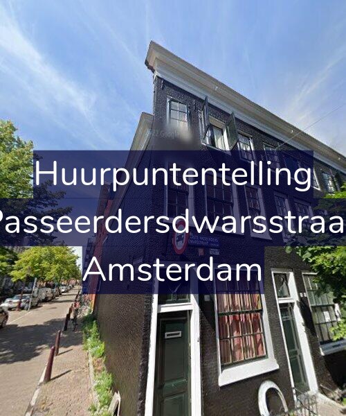 Foto gevel Huurpuntentelling voor Eerste Passeerdersdwarsstraat 130-H, Amsterdam