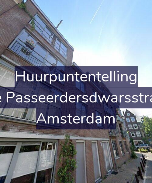 Foto gevel Huurpuntentelling voor Eerste Passeerdersdwarsstraat 79, Amsterdam