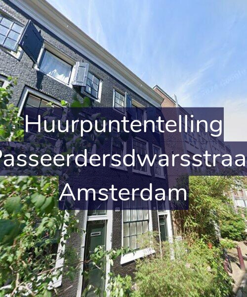 Foto gevel Huurpuntentelling voor Eerste Passeerdersdwarsstraat 124-H, Amsterdam