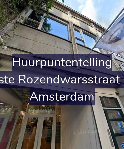 Foto gevel Huurpuntentelling voor Eerste Rozendwarsstraat 6-C, Amsterdam