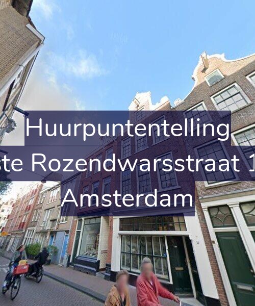 Foto gevel Huurpuntentelling voor Eerste Rozendwarsstraat 13-2, Amsterdam