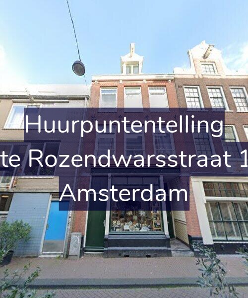 Foto gevel Huurpuntentelling voor Eerste Rozendwarsstraat 11-H, Amsterdam