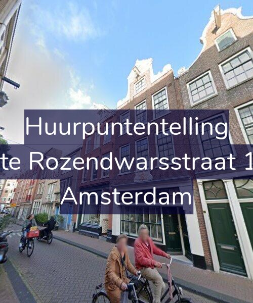 Foto gevel Huurpuntentelling voor Eerste Rozendwarsstraat 13-H, Amsterdam