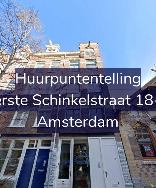 Foto gevel Huurpuntentelling voor Eerste Schinkelstraat 18-A, Amsterdam