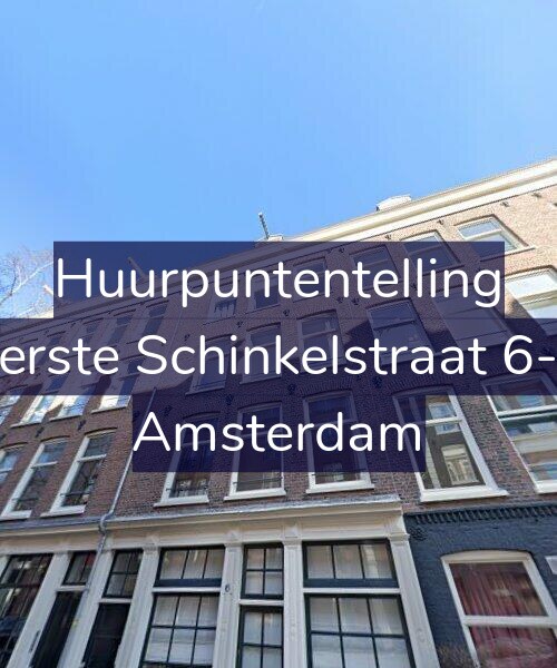 Foto gevel Huurpuntentelling voor Eerste Schinkelstraat 6-3, Amsterdam