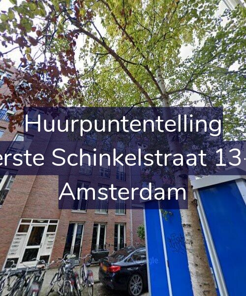Foto gevel Huurpuntentelling voor Eerste Schinkelstraat 13-B, Amsterdam