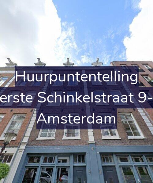 Foto gevel Huurpuntentelling voor Eerste Schinkelstraat 9-2, Amsterdam