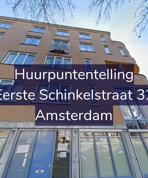 Foto gevel Huurpuntentelling voor Eerste Schinkelstraat 32, Amsterdam