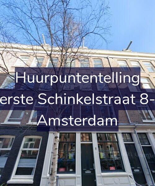 Foto gevel Huurpuntentelling voor Eerste Schinkelstraat 8-1, Amsterdam