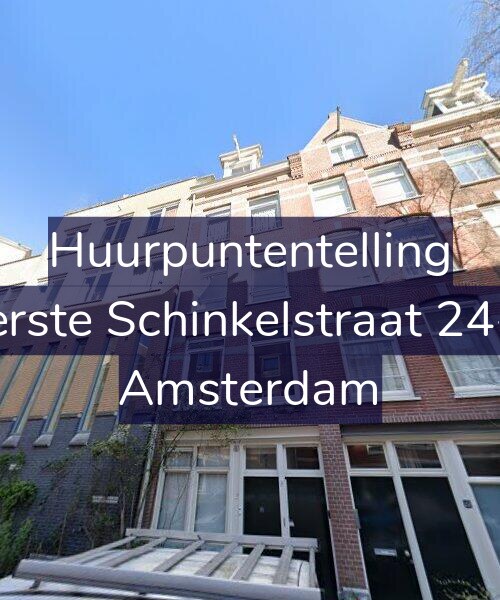 Foto gevel Huurpuntentelling voor Eerste Schinkelstraat 24-1, Amsterdam