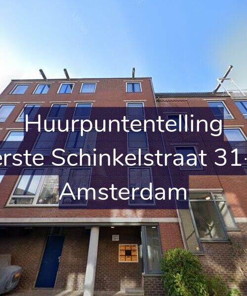 Foto gevel Huurpuntentelling voor Eerste Schinkelstraat 31-A, Amsterdam