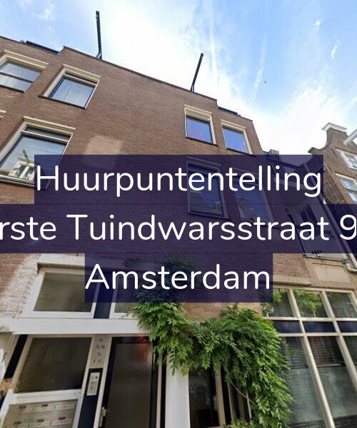 Foto gevel Huurpuntentelling voor Eerste Tuindwarsstraat 9-C, Amsterdam
