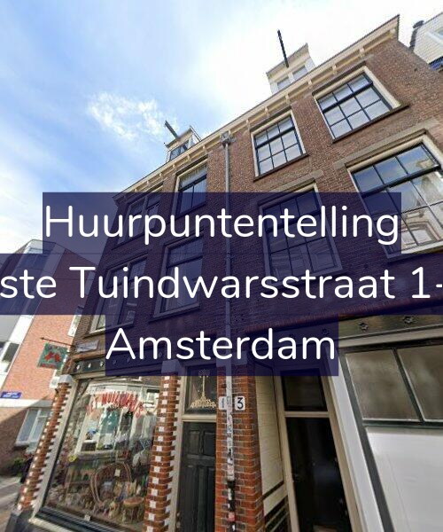 Foto gevel Huurpuntentelling voor Eerste Tuindwarsstraat 1-2V, Amsterdam