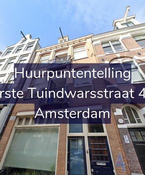Foto gevel Huurpuntentelling voor Eerste Tuindwarsstraat 4-1, Amsterdam