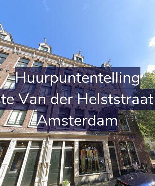 Foto gevel Huurpuntentelling voor Eerste Van der Helststraat 9-B, Amsterdam