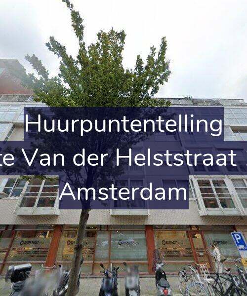 Foto gevel Huurpuntentelling voor Eerste Van der Helststraat 1-A7, Amsterdam