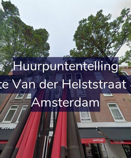 Foto gevel Huurpuntentelling voor Eerste Van der Helststraat 40-2, Amsterdam