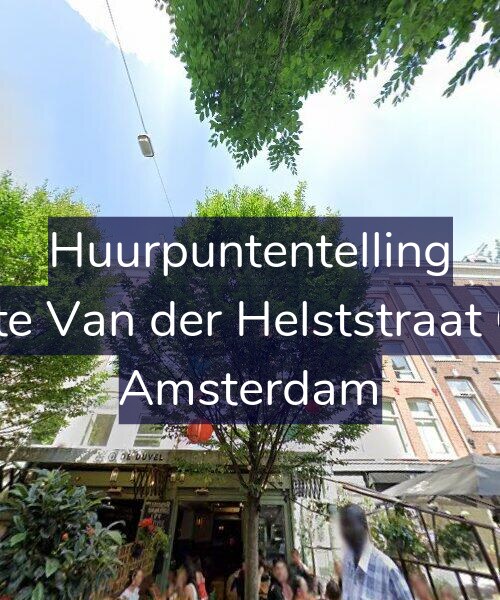 Foto gevel Huurpuntentelling voor Eerste Van der Helststraat 61-3, Amsterdam