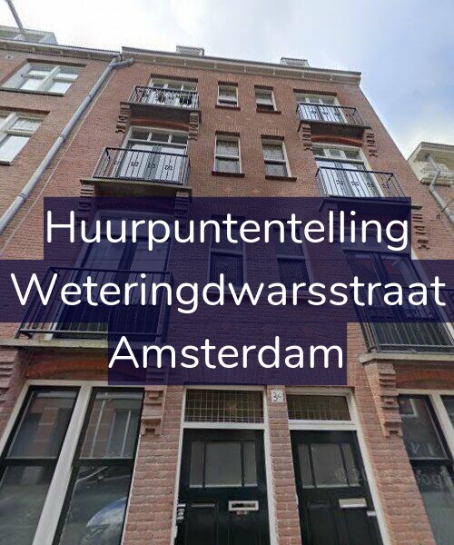 Foto gevel Huurpuntentelling voor Eerste Weteringdwarsstraat 34-2L, Amsterdam