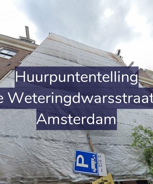 Foto gevel Huurpuntentelling voor Eerste Weteringdwarsstraat 64-2, Amsterdam
